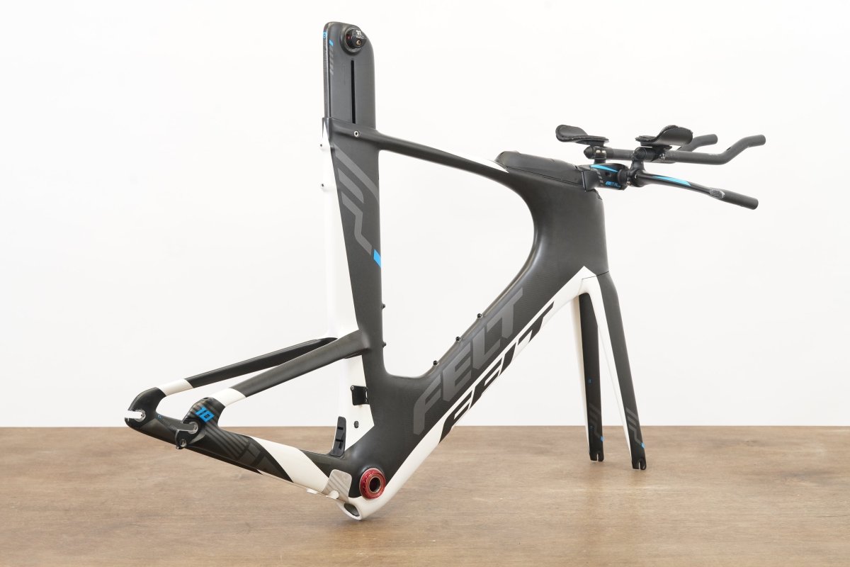 58cm Felt IA10 Carbon Aero Rim TT Triathlon Frameset IA + Cockpit