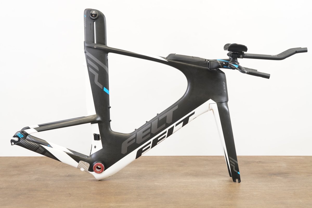 58cm Felt IA10 Carbon Aero Rim TT Triathlon Frameset IA + Cockpit