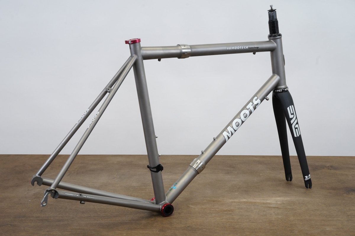 58cm Moots Vamoots CR S&S Coupler Titanium Rim Brake Road Frameset + Travel Case