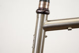 58cm Seven Odonata Titanium Carbon Rim Brake Road Frameset