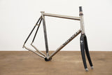 58cm Seven Odonata Titanium Carbon Rim Brake Road Frameset