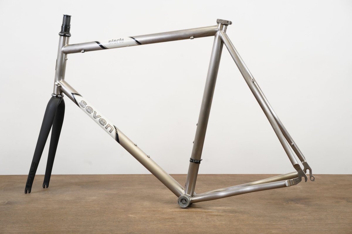 62cm Seven Alaris ENVE Titanium Rim Brake Road Frameset