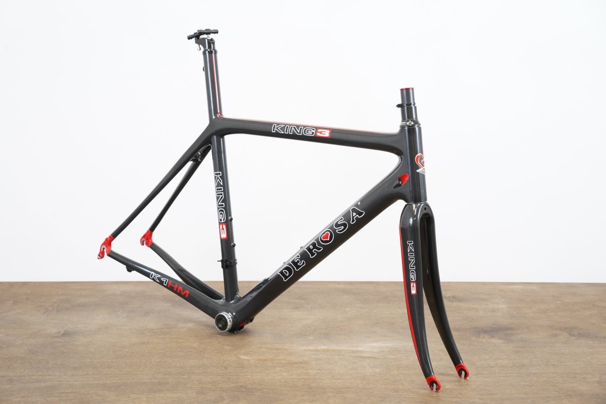 66cm (L/XL) De Rosa King 3 Carbon Rim Brake Road Frameset