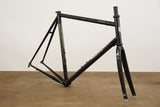2008 57cm Dario Pegoretti Duende Ethnico Columbus Steel Rim Brake Frameset