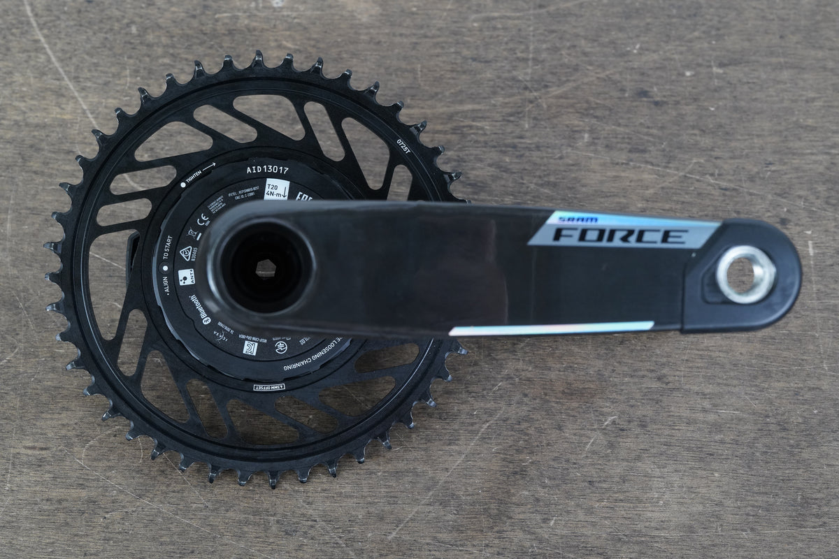 170mm 44T DUB SRAM Force Red AXS E1 XPLR 1x12 Speed Quarq Power Crankset