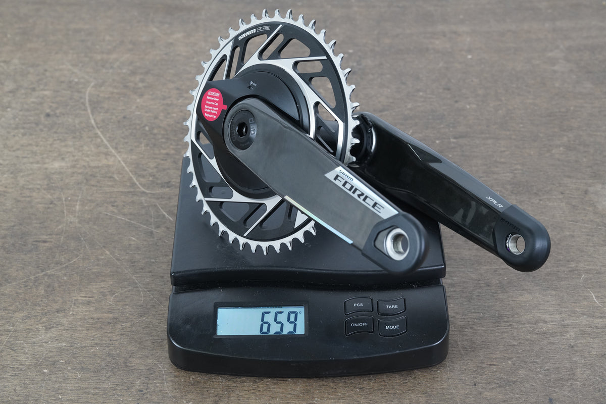 170mm 44T DUB SRAM Force Red AXS E1 XPLR 1x12 Speed Quarq Power Crankset