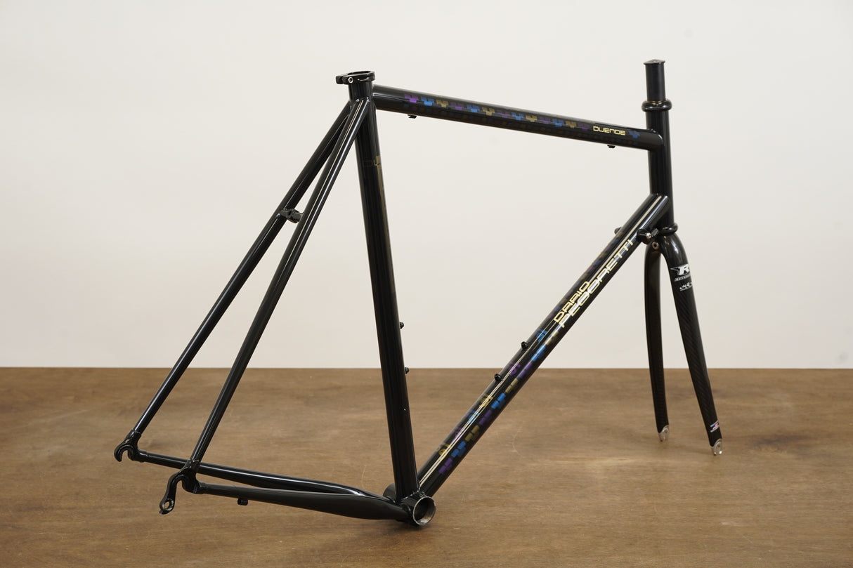 2008 57cm Dario Pegoretti Duende Ethnico Columbus Steel Rim Brake Frameset