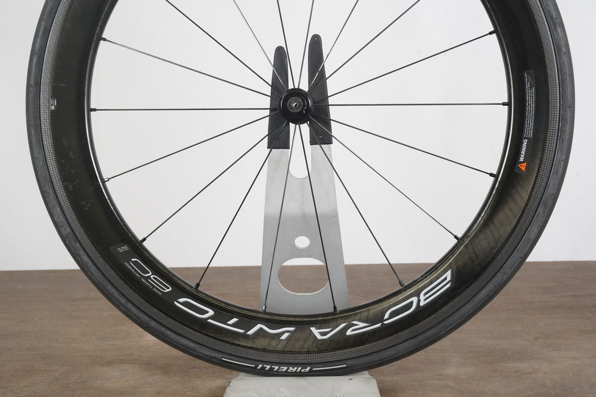 FRONT Campagnolo Bora WTO 60 Carbon Tubeless Clincher Rim Brake Wheel