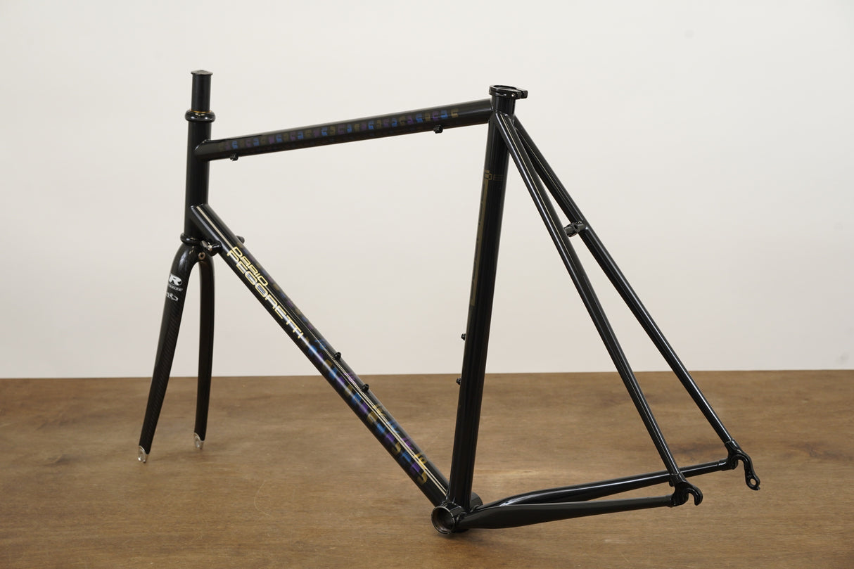 2008 57cm Dario Pegoretti Duende Ethnico Columbus Steel Rim Brake Frameset