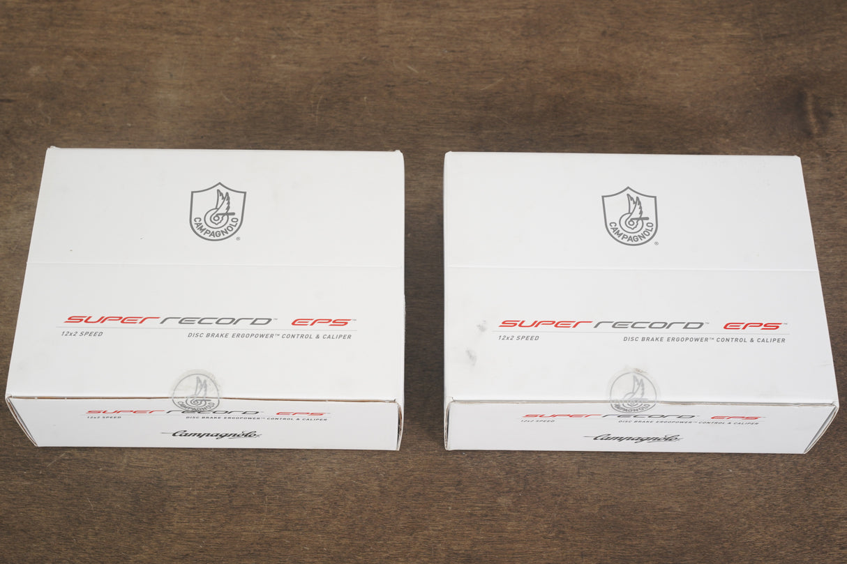 NEW Campagnolo Super Record EPS 12 Speed Electronic Disc Brake Shifters + Calipers