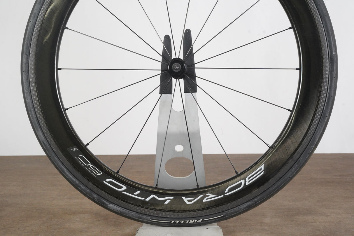 FRONT Campagnolo Bora WTO 60 Carbon Tubeless Clincher Rim Brake Wheel
