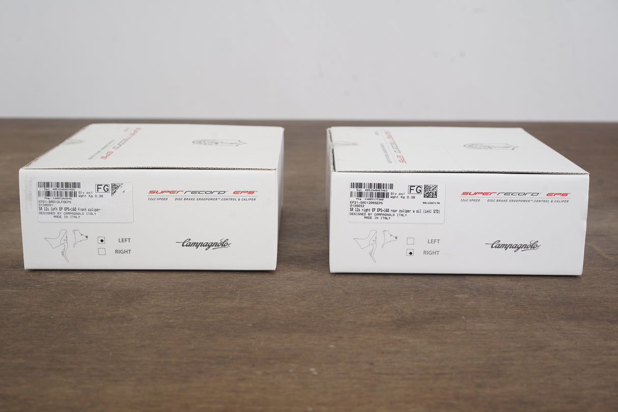 NEW Campagnolo Super Record EPS 12 Speed Electronic Disc Brake Shifters + Calipers