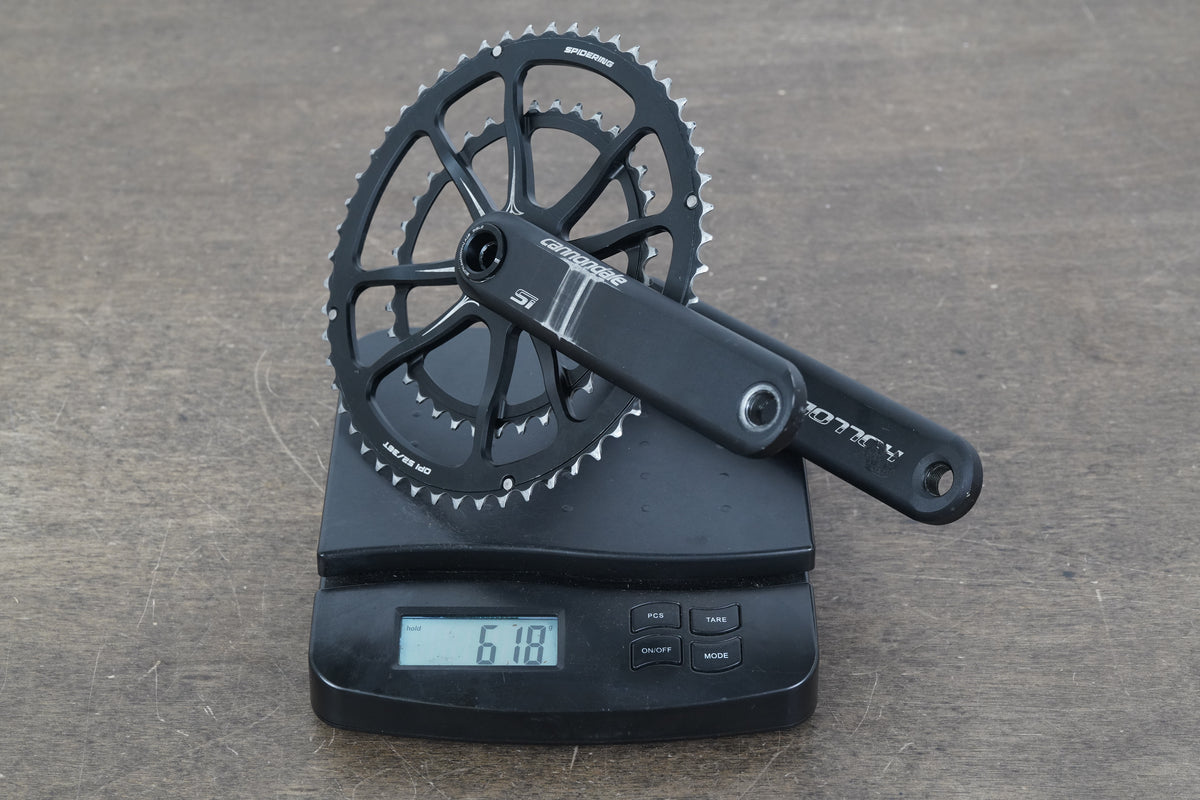 172.5mm 52/36T BB30 Cannondale Si Spidering Hollowgram Road Crankset 618g