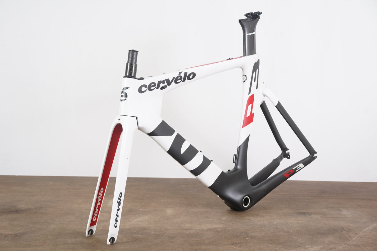 54cm Cervelo P3 Carbon Aero Rim Brake TT Triathlon Frameset