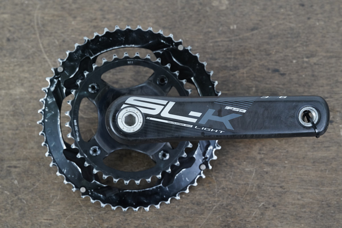 172.5mm 52/36T BB386 FSA SL-K Light Carbon Road Crankset SLK 599g