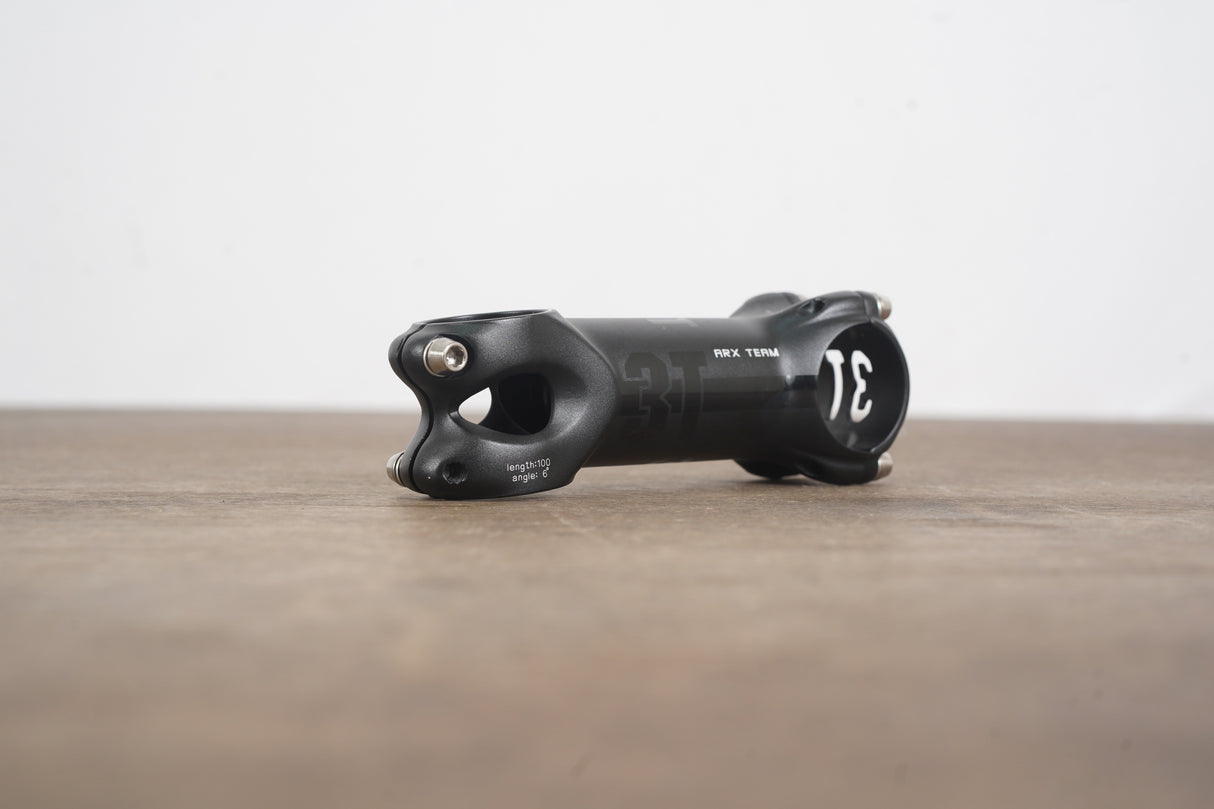 3T ARX Team 100mm ±6 Degree Alloy Road Stem 123g 1 1/8" 31.8mm