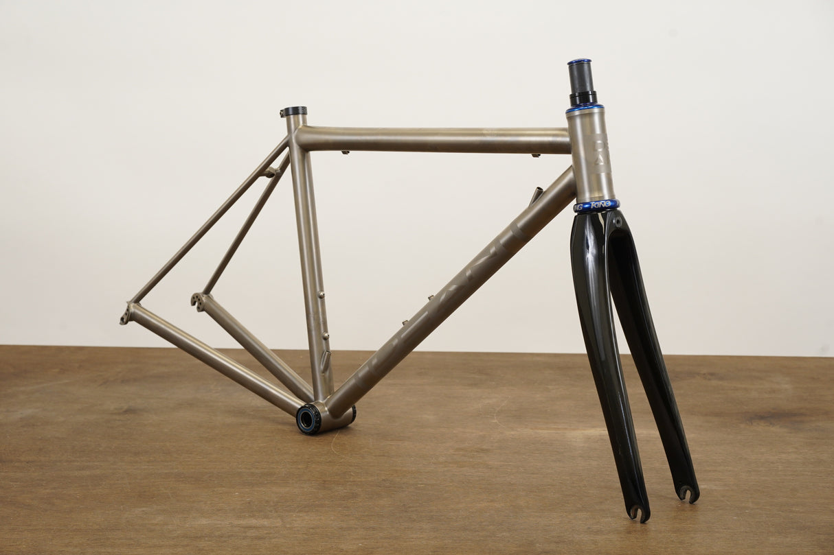 52cm Dean El Diente Di2 Titanium Carbon Rim Brake Frameset