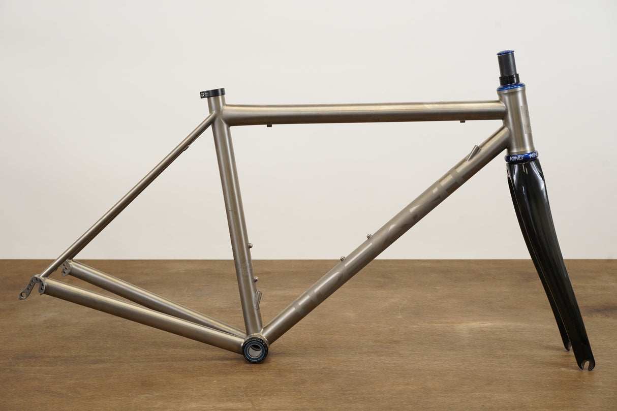 52cm Dean El Diente Di2 Titanium Carbon Rim Brake Frameset