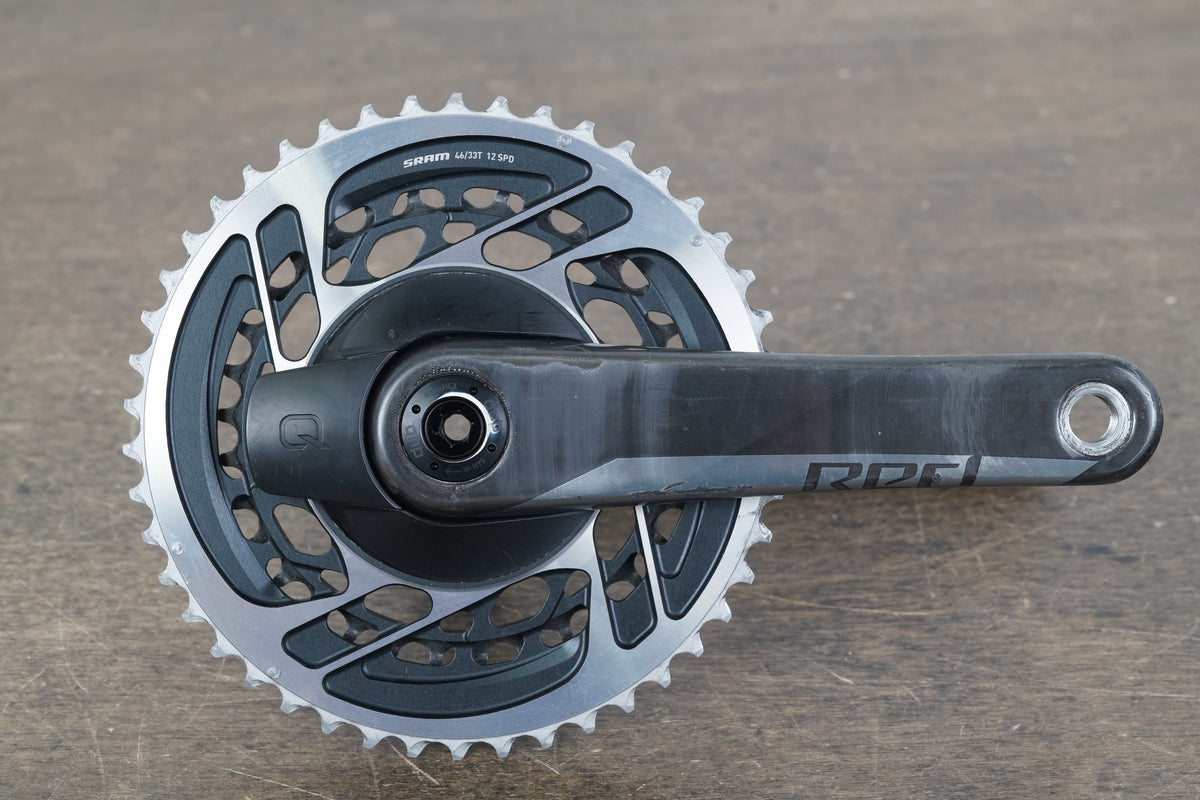 175mm 46/33T DUB SRAM Red AXS D1 Quarq 12 Speed Power Meter Crankset 594g