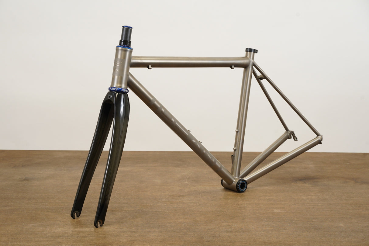52cm Dean El Diente Di2 Titanium Carbon Rim Brake Frameset