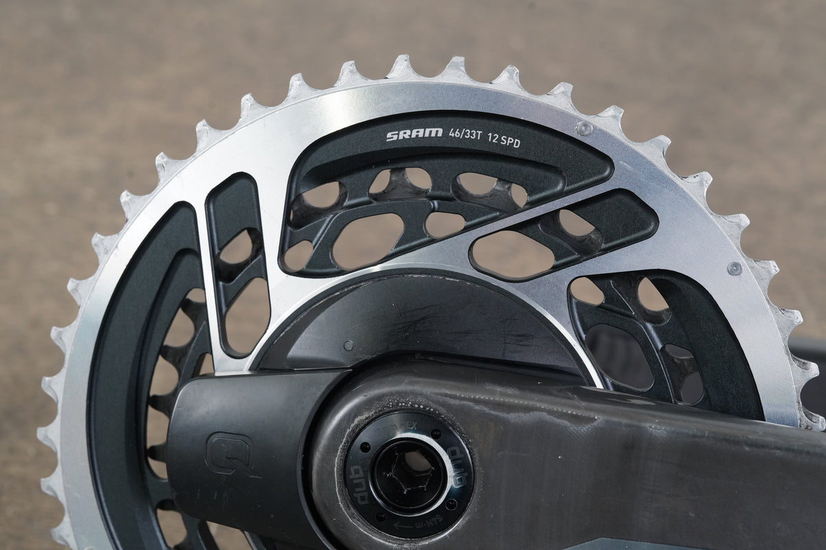 175mm 46/33T DUB SRAM Red AXS D1 Quarq 12 Speed Power Meter Crankset 594g
