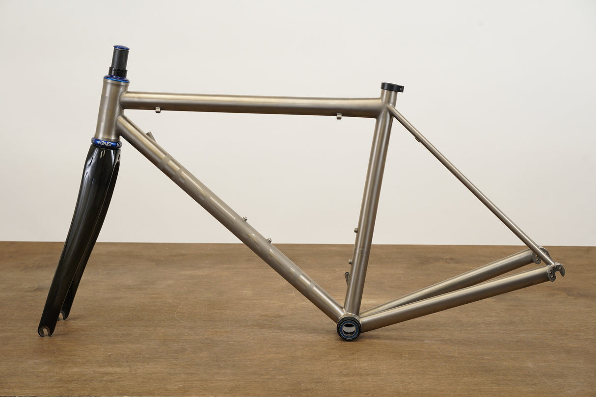 52cm Dean El Diente Di2 Titanium Carbon Rim Brake Frameset
