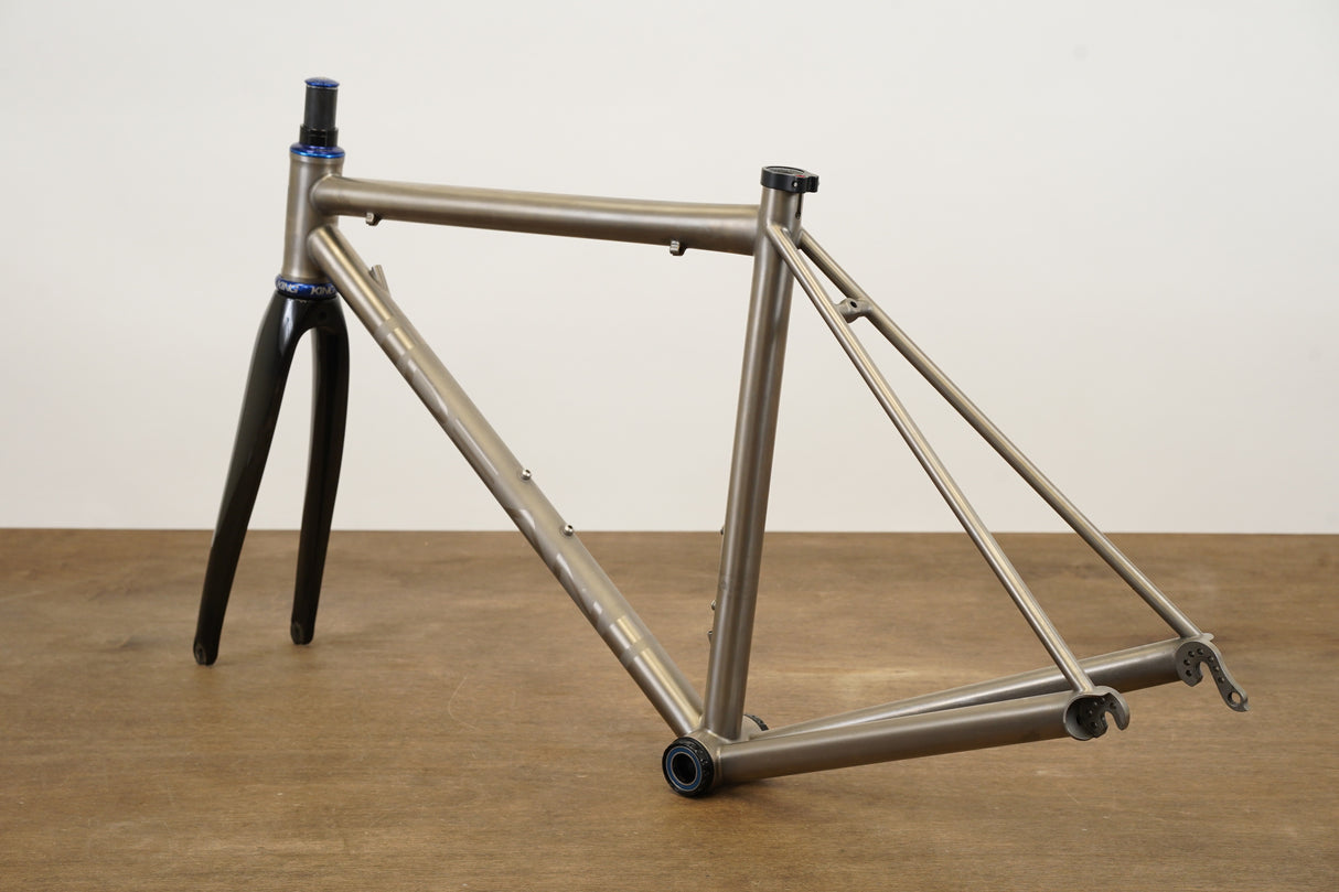 52cm Dean El Diente Di2 Titanium Carbon Rim Brake Frameset