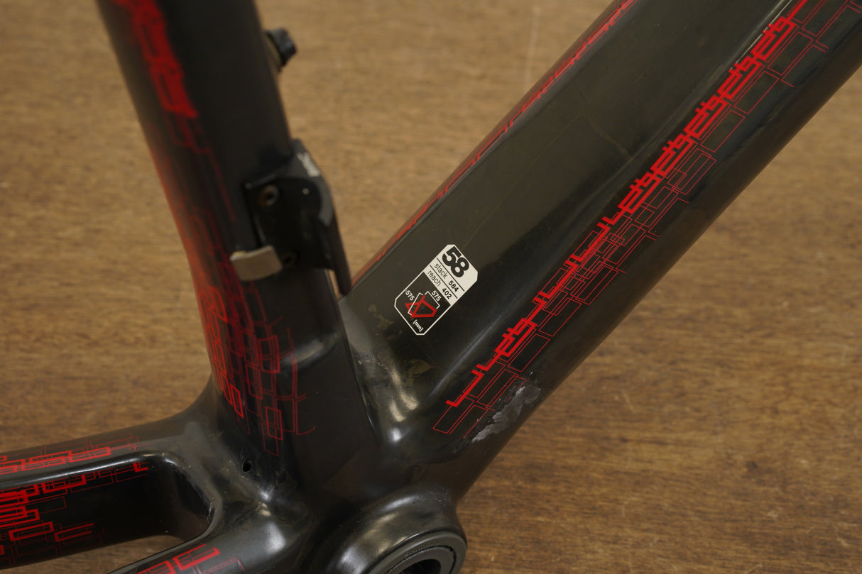 *Damaged* 58cm BMC Teammachine SLR01 Carbon Rim Brake Frameset SLR 01