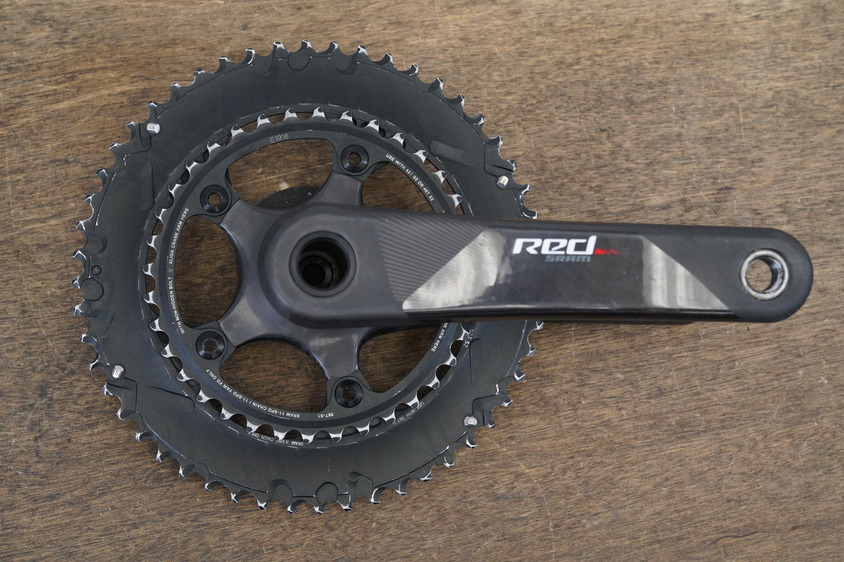 170mm 52/36T BB30 SRAM Red 22 Carbon Crankset 541g