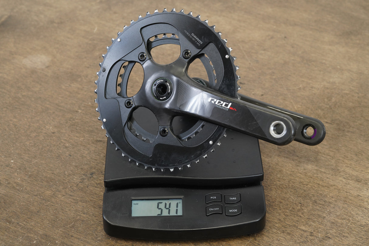 170mm 52/36T BB30 SRAM Red 22 Carbon Crankset 541g