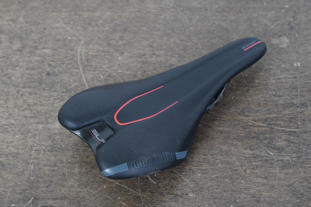 130mm Selle Italia SLR Kit Carbonio Boost Carbon Rail Saddle 143g