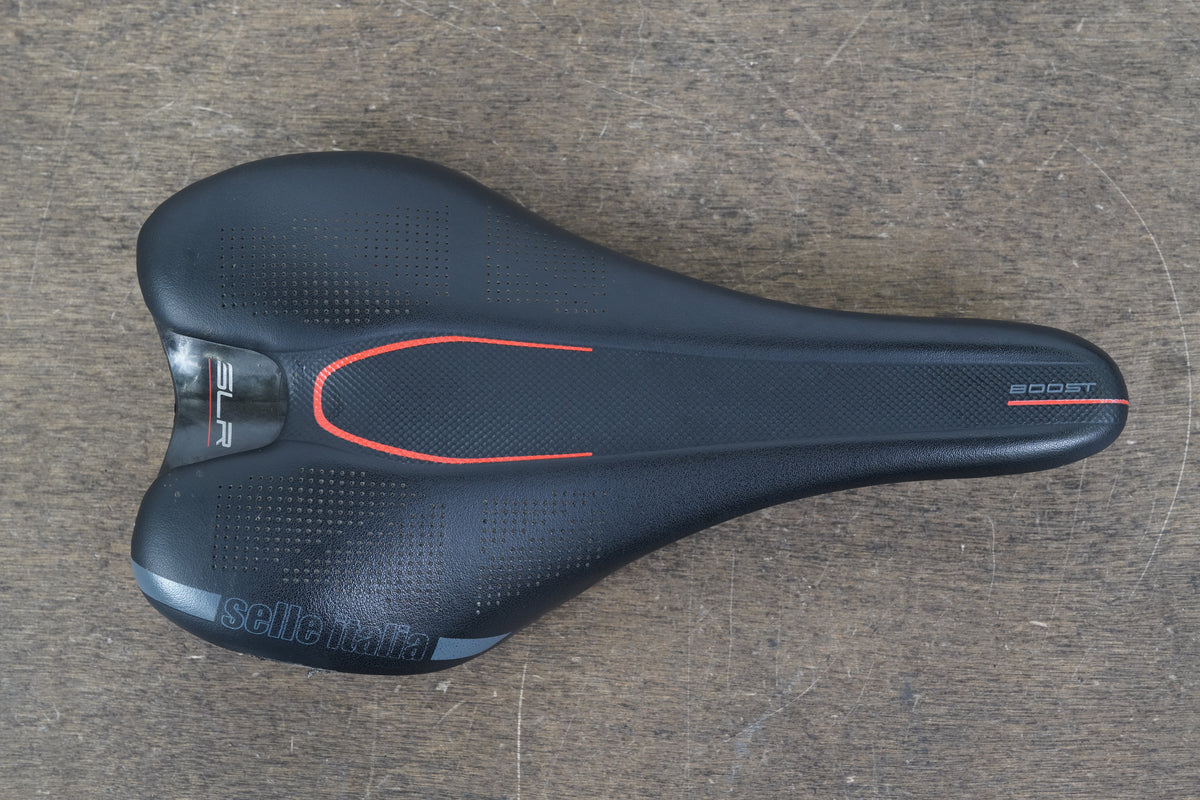 130mm Selle Italia SLR Kit Carbonio Boost Carbon Rail Saddle 143g