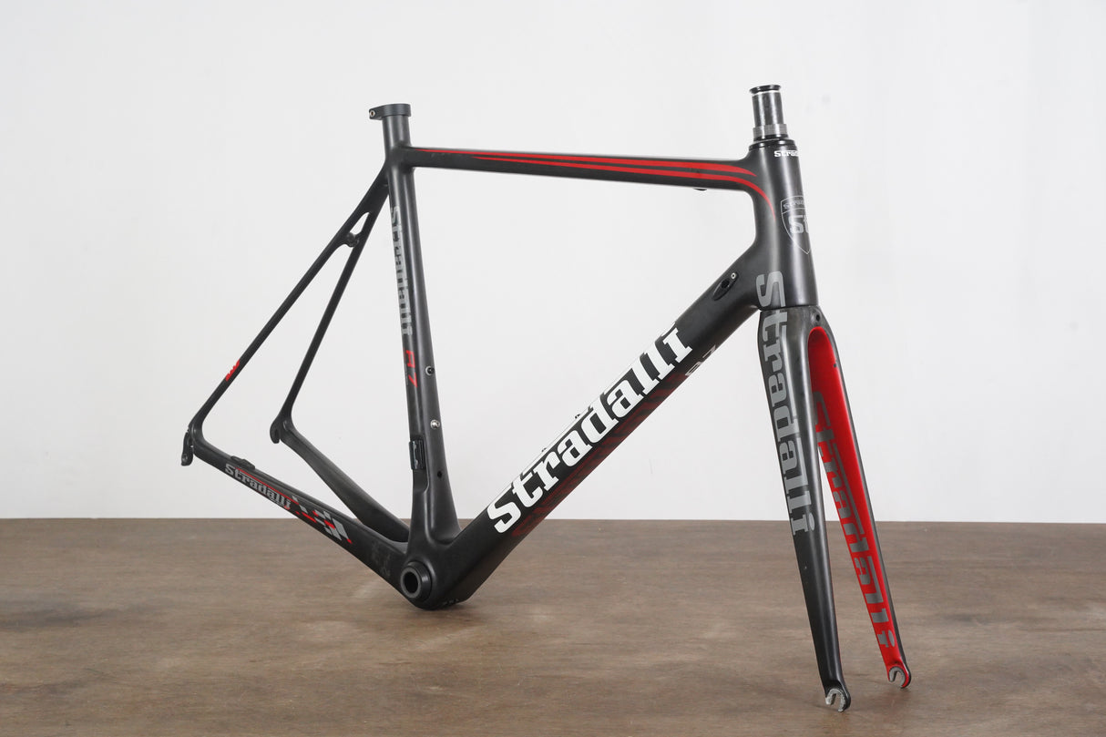 56cm Stradalli R7 Red Seven Carbon Rim Brake Frameset