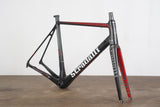 56cm Stradalli R7 Red Seven Carbon Rim Brake Frameset