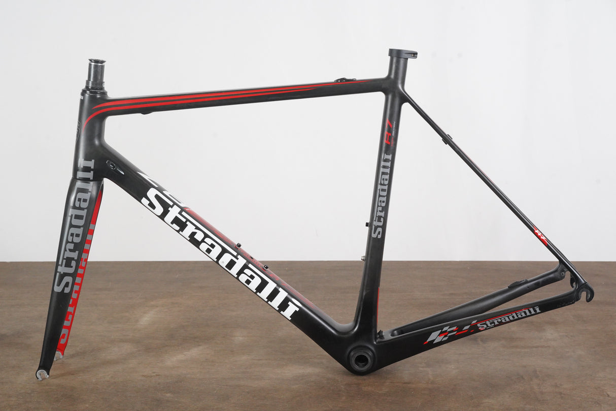 56cm Stradalli R7 Red Seven Carbon Rim Brake Frameset