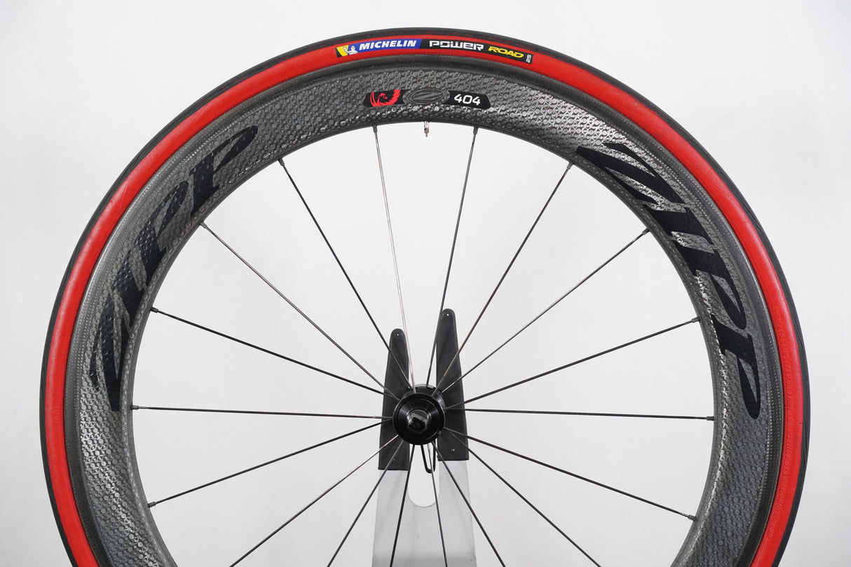 FRONT Zipp 404 Firecrest 77/177 Carbon Clincher Rim Brake Wheel