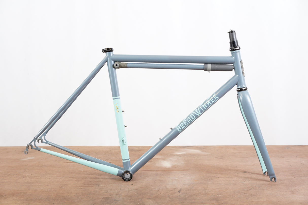 52cm Breadwinner Lolo Steel Rim Brake Road Frameset + Pump