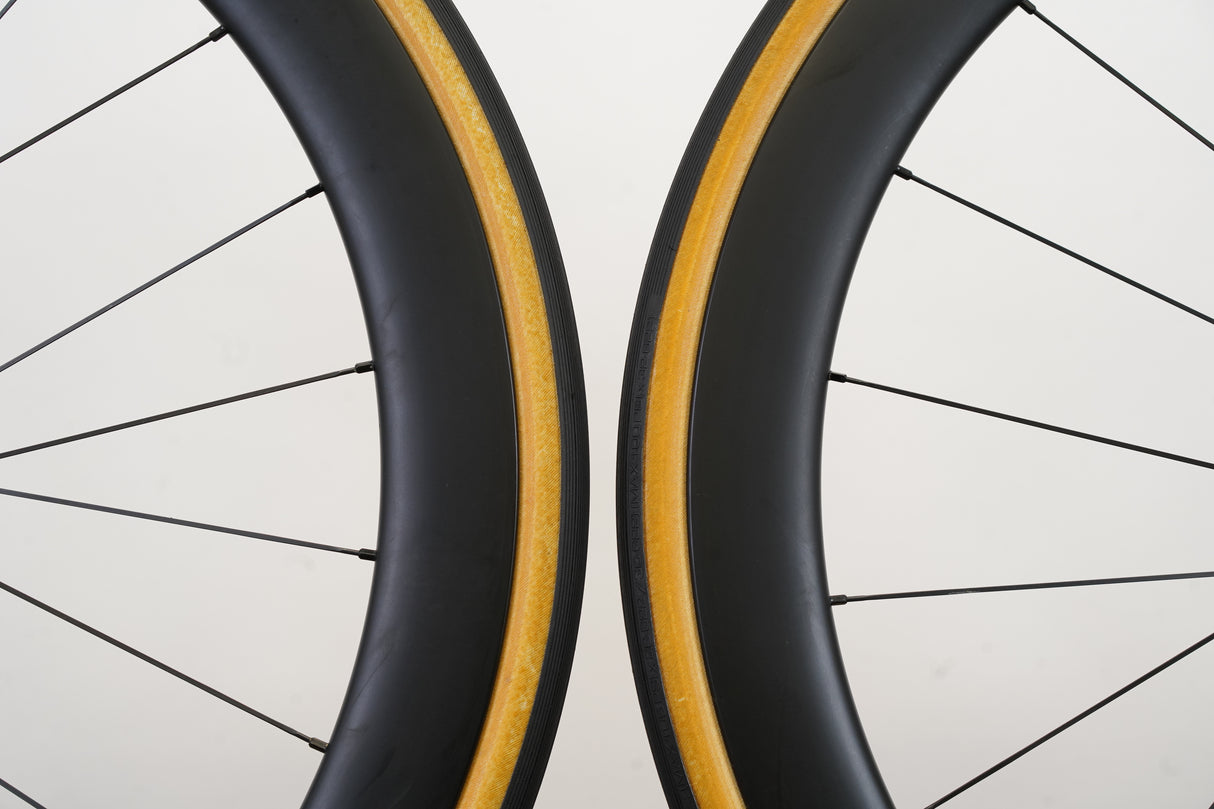 Hunt 50 Carbon Tubeless Clincher Disc Brake Wheelset SRAM XDR 12 Speed