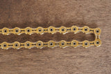 104L KMC X11SL Gold 11 Speed Road Chain >75% Life Remaining 104 Links