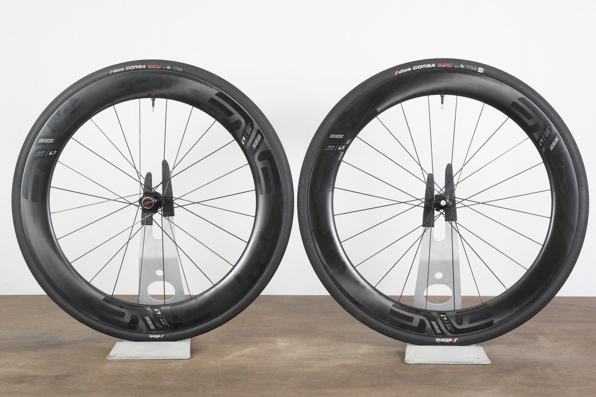 ENVE SES 6.7 Carbon Tubeless Clincher Disc Brake Wheelset SRAM XDR 12 Speed