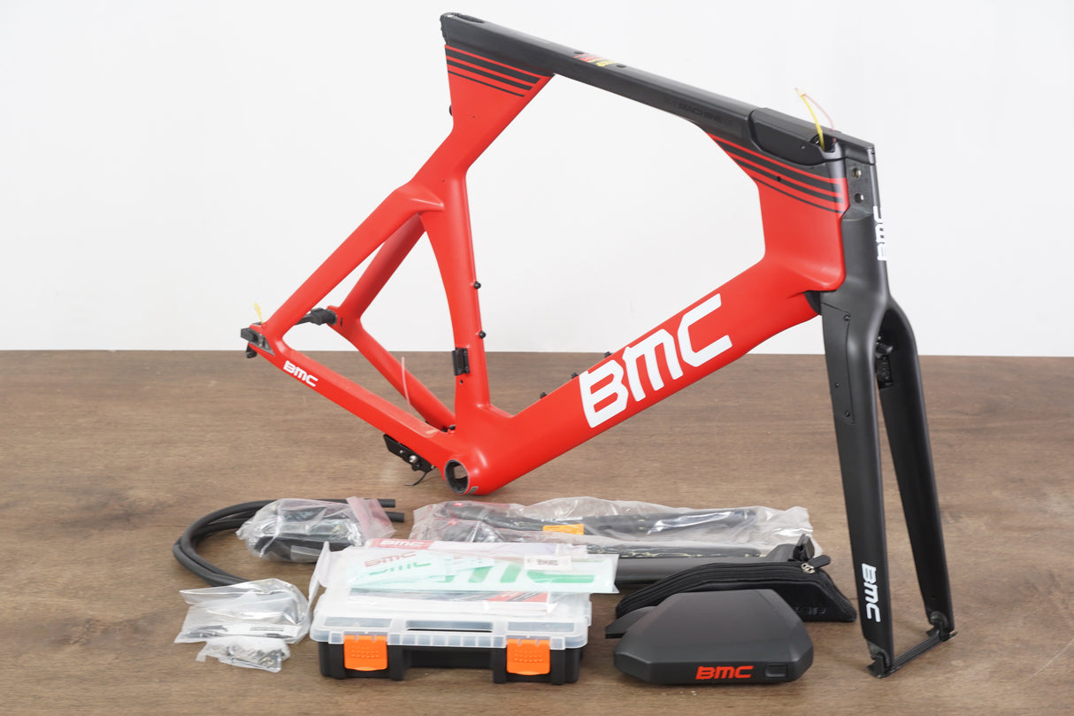 NEW 2019 L (Large) BMC Timemachine 01 FRS TM01 Rim FRS Frameset RED-BLK-GRY