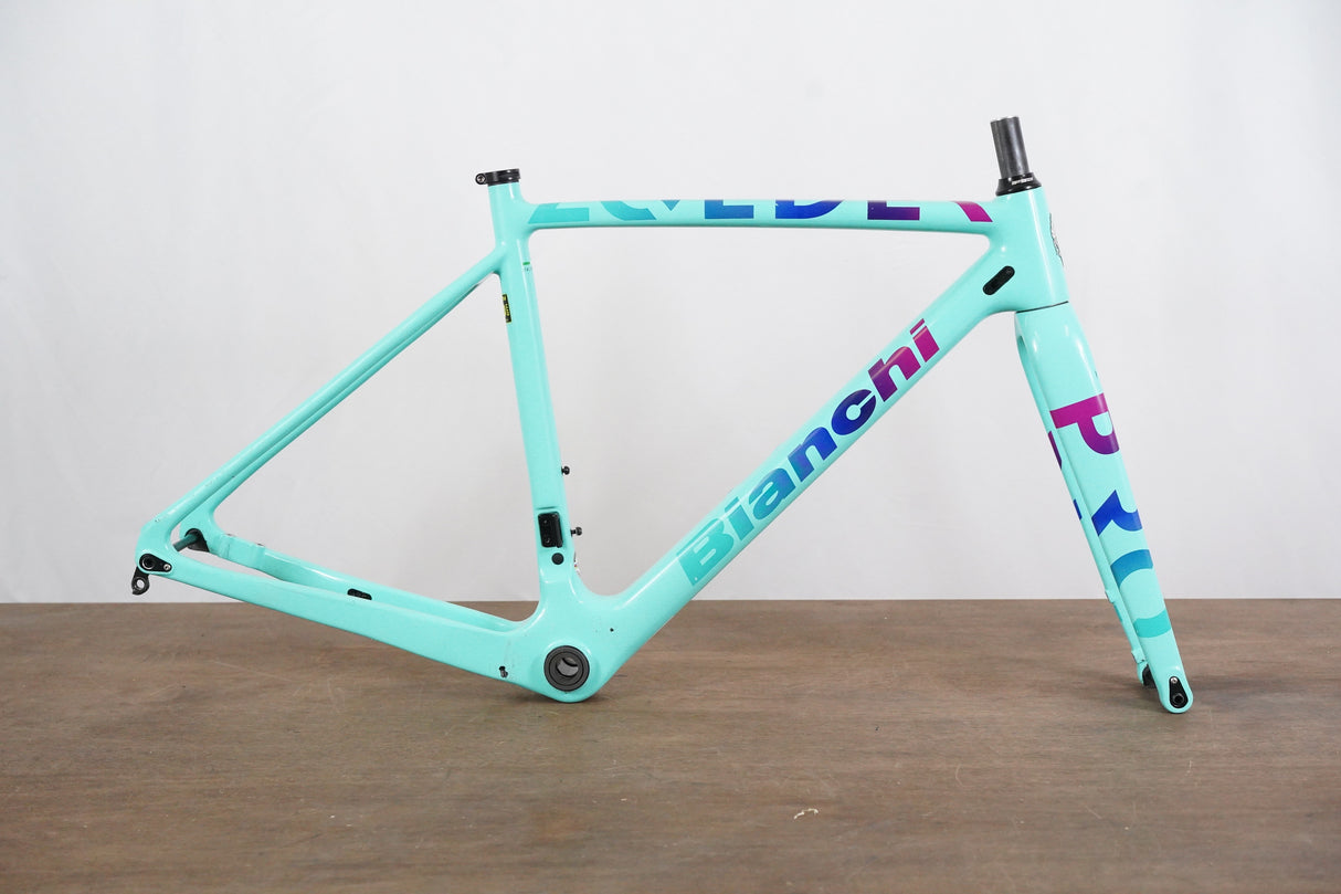 2021 50cm Bianchi Zolder Pro Carbon Disc Brake Gravel CX Frameset