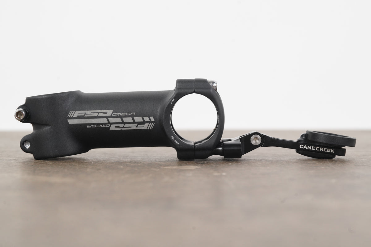 FSA Omega OS-167 90mm ±6 Degree Alloy Road Stem + Mount 166g 1 1/8" 31.8mm