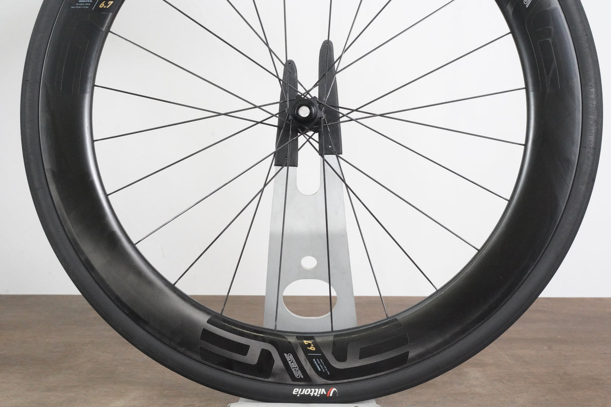 ENVE SES 6.7 Carbon Tubeless Clincher Disc Brake Wheelset SRAM XDR 12 Speed