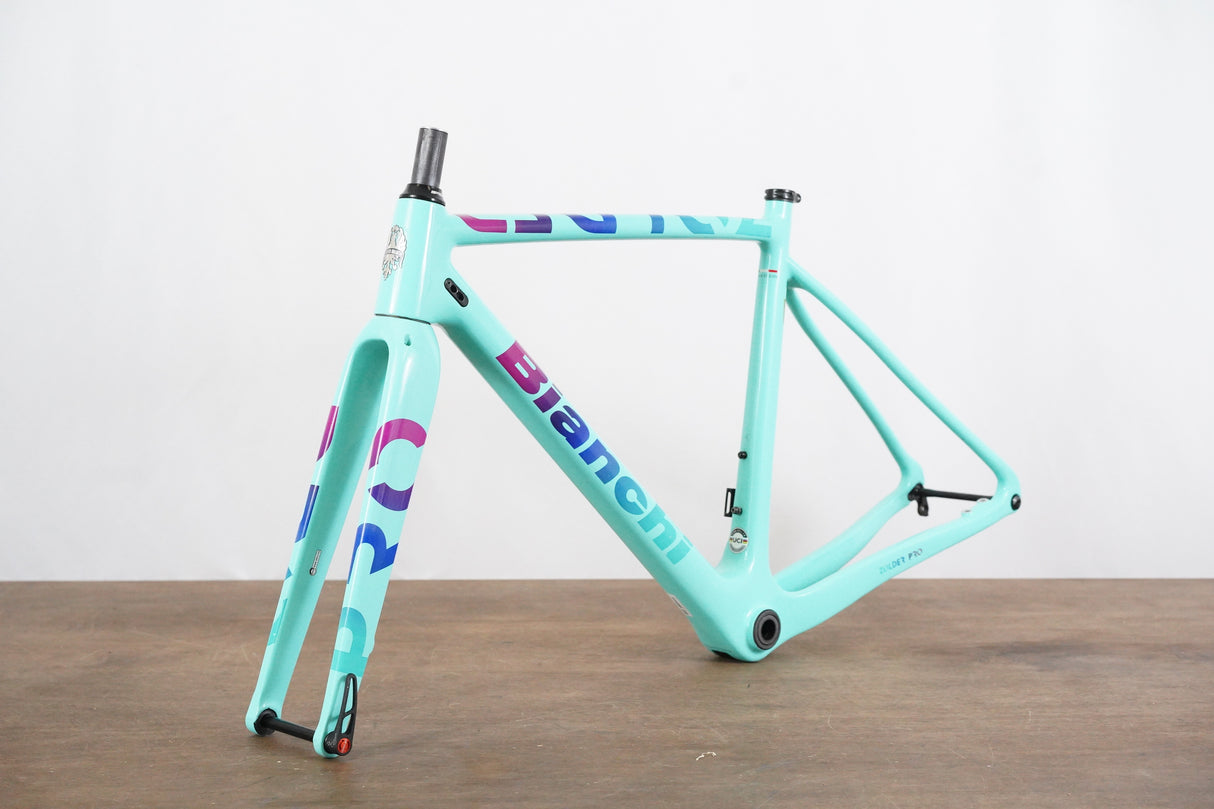 2021 50cm Bianchi Zolder Pro Carbon Disc Brake Gravel CX Frameset