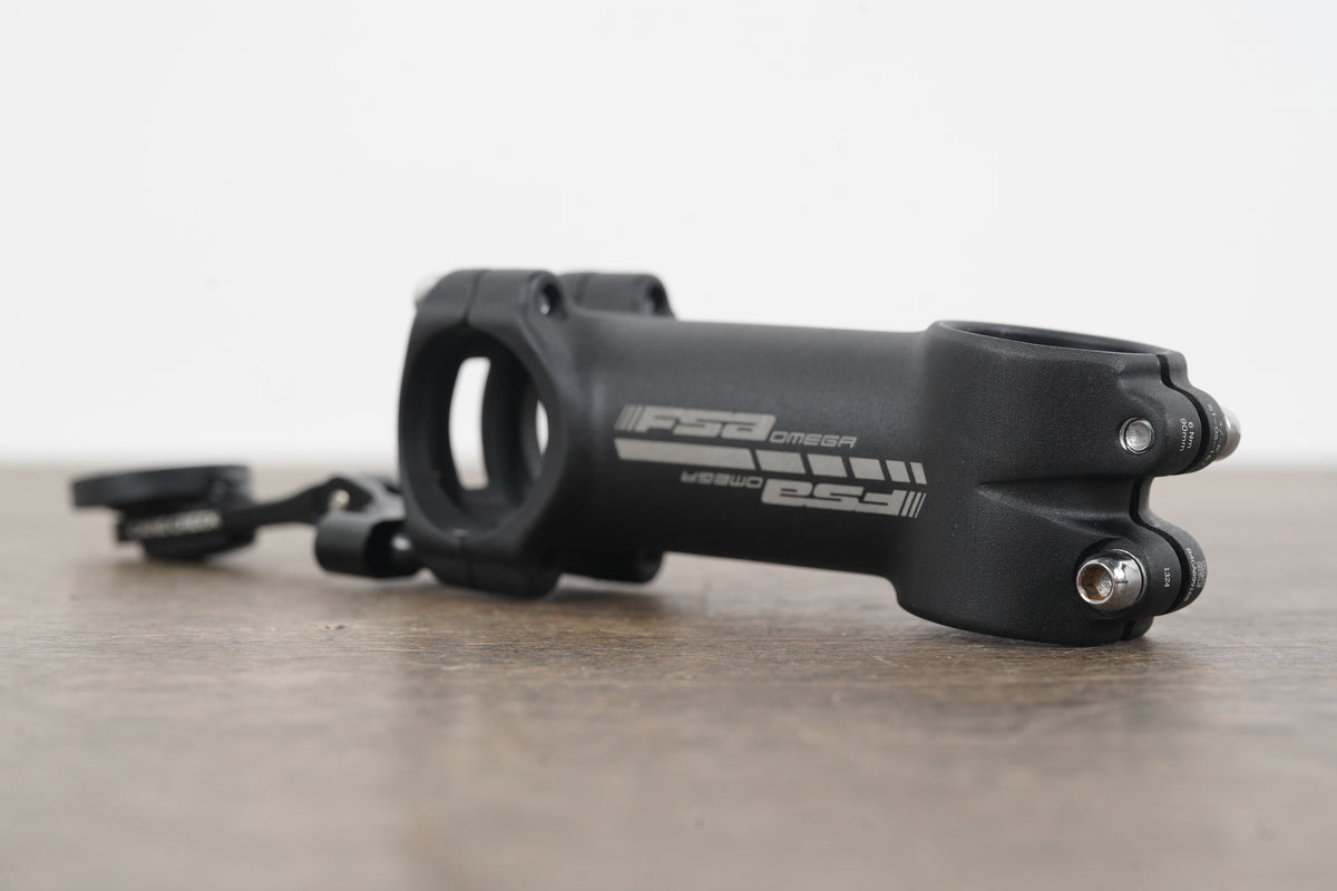 FSA Omega OS-167 90mm ±6 Degree Alloy Road Stem + Mount 166g 1 1/8" 31.8mm