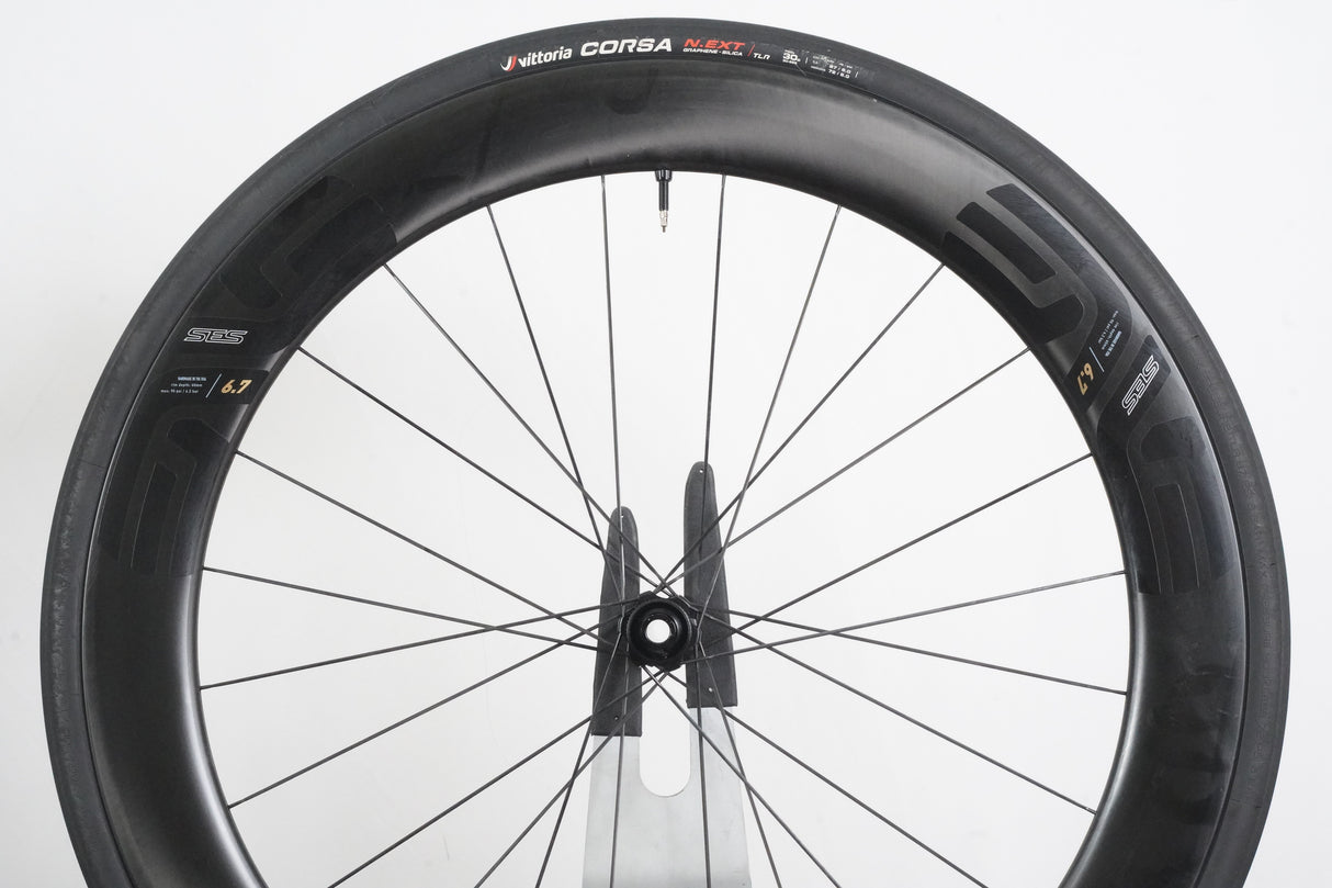 ENVE SES 6.7 Carbon Tubeless Clincher Disc Brake Wheelset SRAM XDR 12 Speed