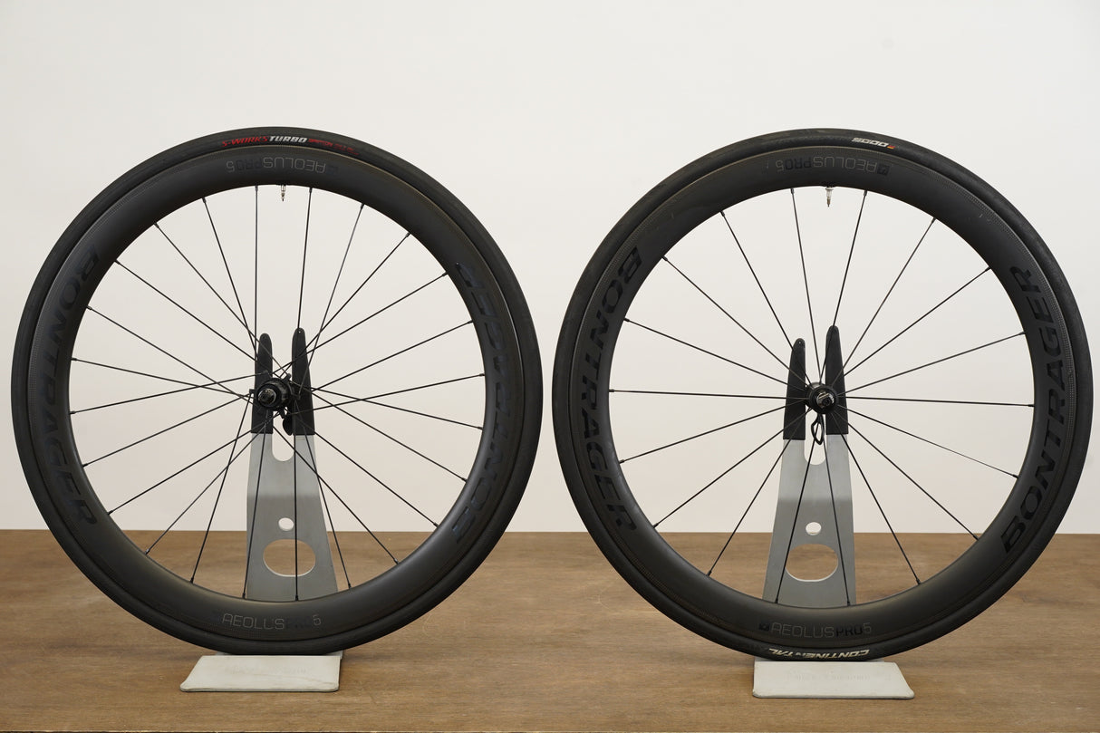 Bontrager Aeolus Pro 5 TLR Carbon Tubeless Clincher Rim Brake Wheelset 11 Speed