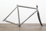 Vintage 52cm Basso Ritchey Titanium Rim Brake Road Frameset