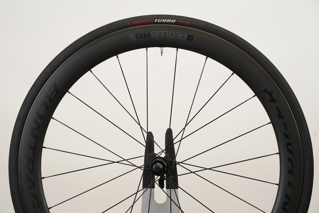 Bontrager Aeolus Pro 5 TLR Carbon Tubeless Clincher Rim Brake Wheelset 11 Speed